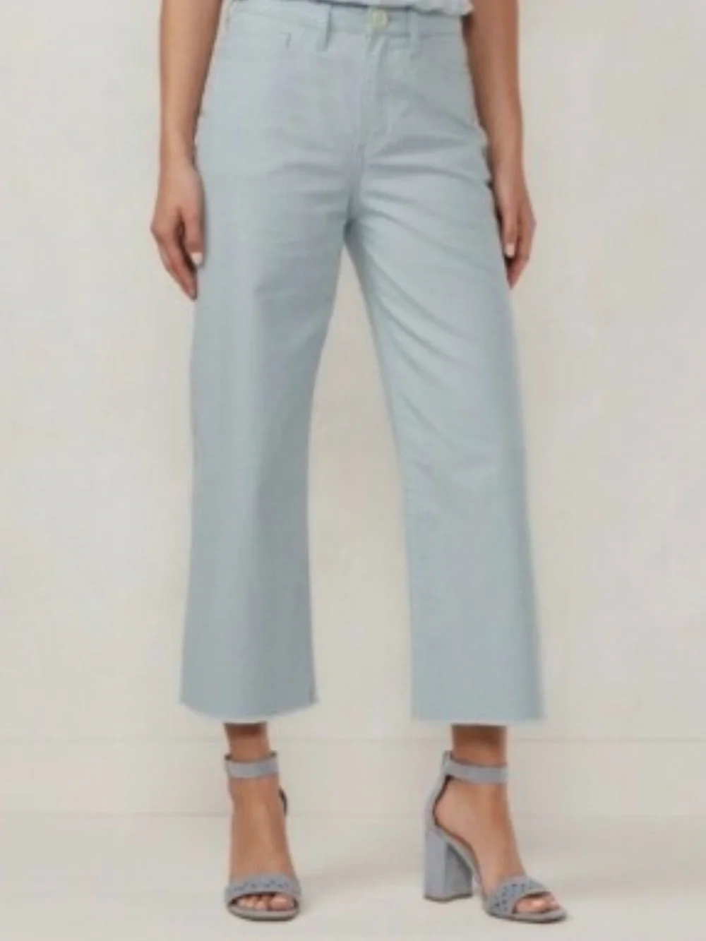 LC Lauren Conrad Light Blue Ankle Crop Jeans - Picture 3 of 3